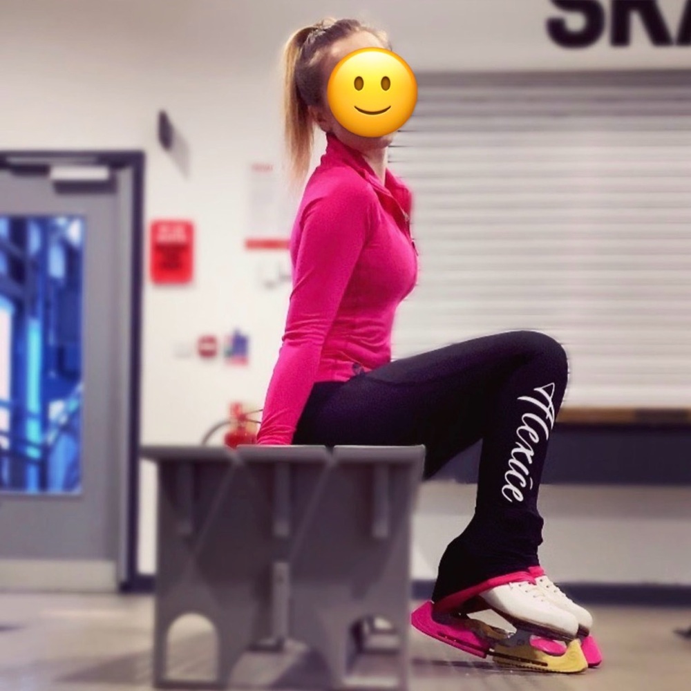 Women's Black skating leggings fleece lined pants
